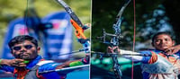 Dhiraj Bommadevara and Ankita Bhakat Shine to Secure Direct Quarters Spot in Men's and Women's Archery Events: